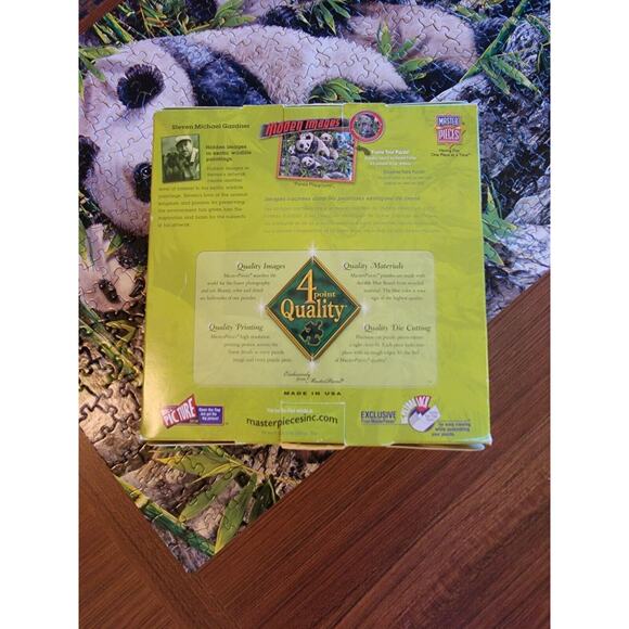 Panda Hidden Images 500 Piece Puzzle Complete - Picture 8 of 8